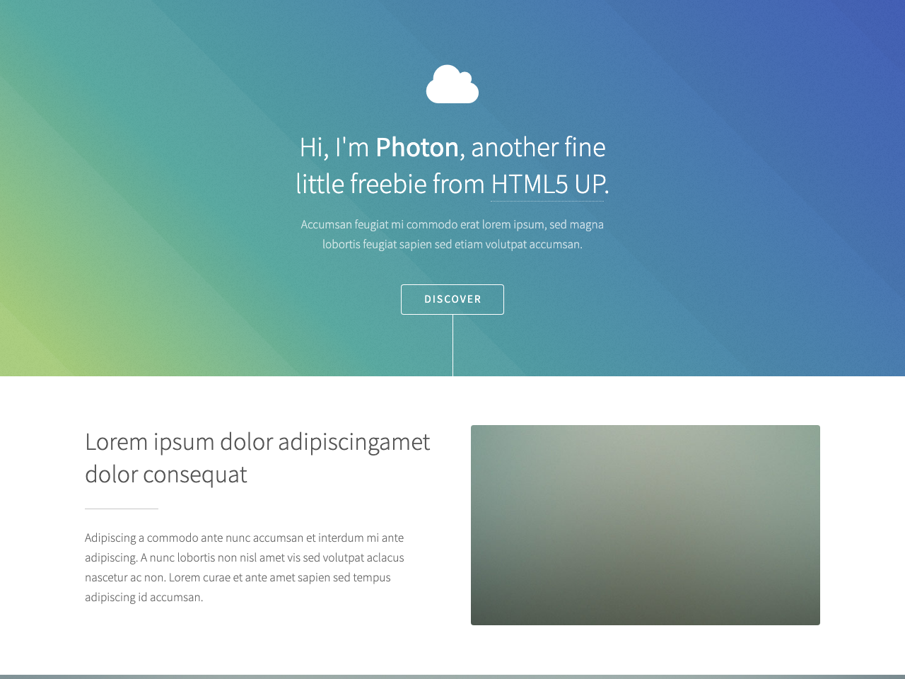 Gatsby Starter Photon screenshot
