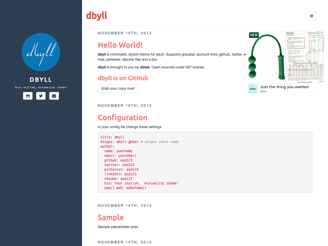 Dbyll screenshot