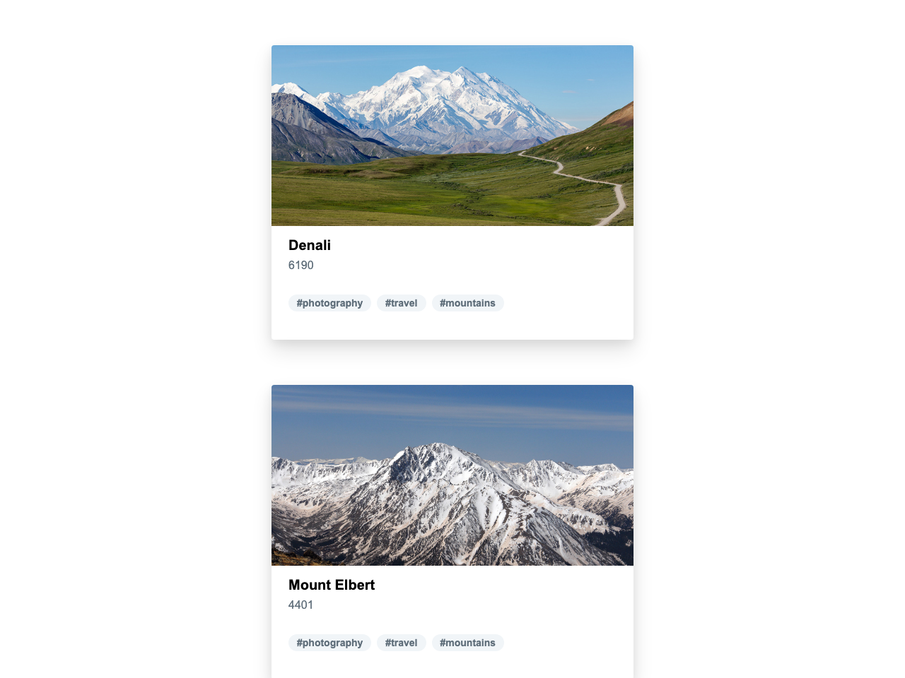 Gatsby Graphcms Tailwindcss Example screenshot