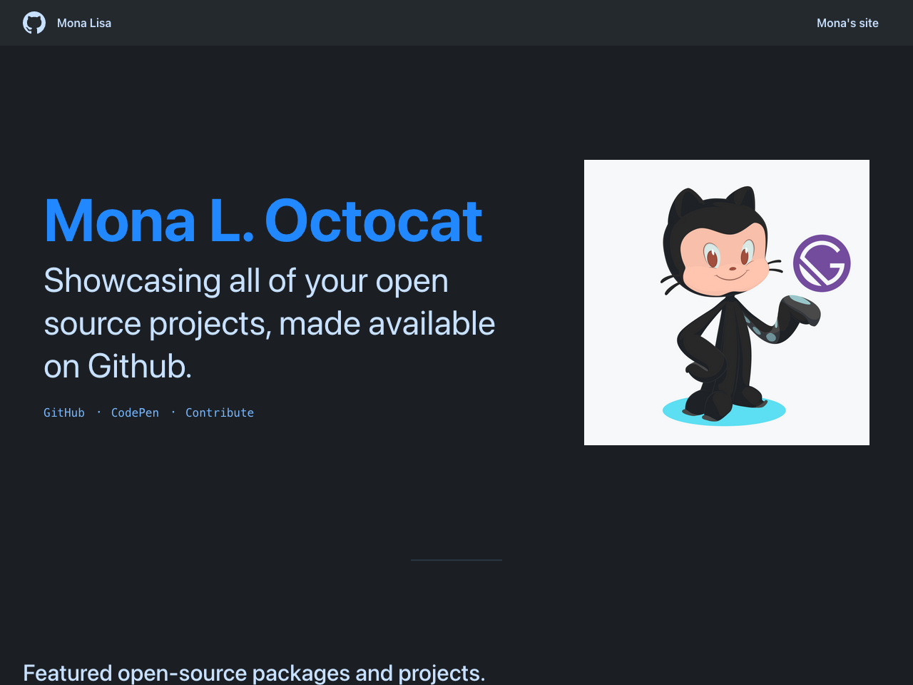 Gatsby Starter Primer screenshot