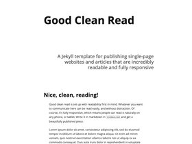 Good Clean Read screenshot