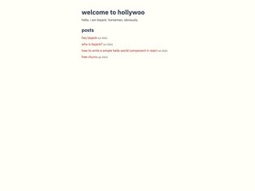Eleventy Minimal Blog screenshot