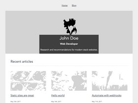 Gatsby Contentful Starter screenshot