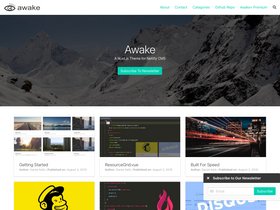 Awake Nuxt Blog screenshot