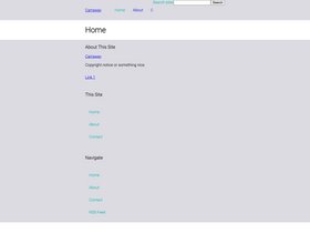 Gatsby Starter Carraway screenshot