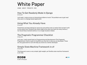 White Paper screenshot
