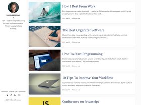 Flexible Gatsby screenshot